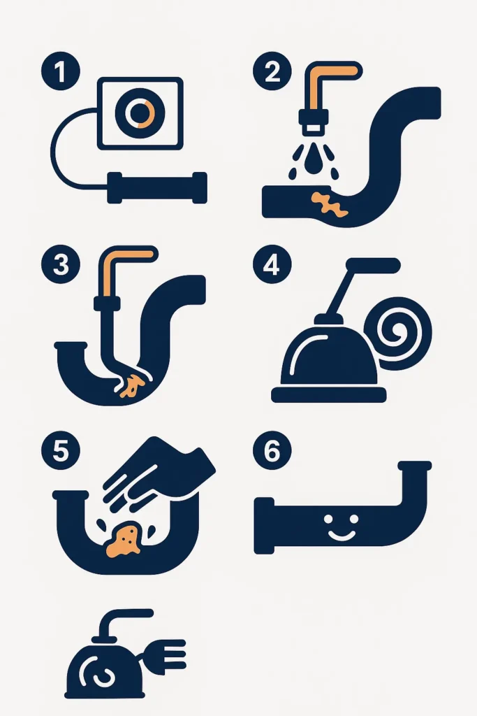 حل سريع نفذته لتسليك مجاري العاصمة وماسورة المطبخ