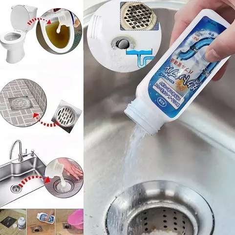 مواد فعالة في تنظيف مواسير الصرف الصحي