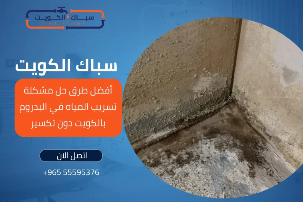 حل مشكلة تسريب المياه في البدروم