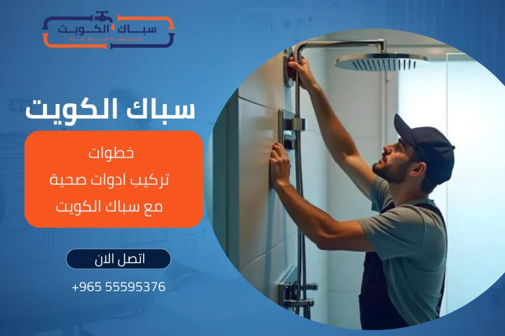 خطوات تركيب ادوات صحية مع سباك الكويت 